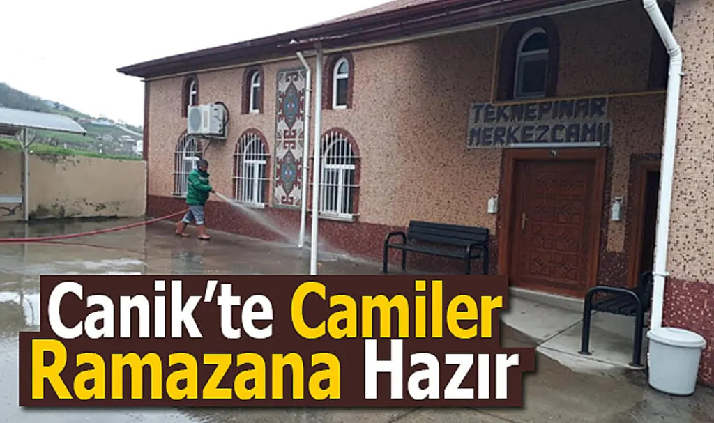 Canik’te Camiler Ramazan’a Hazır 