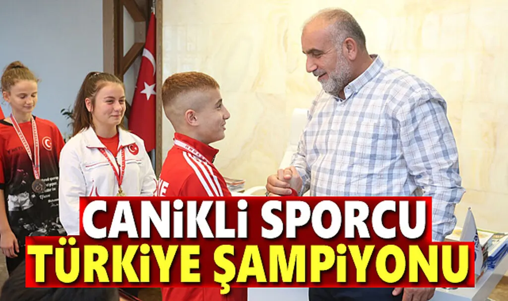 Canikli Sporcu Türkiye Şampiyonu 