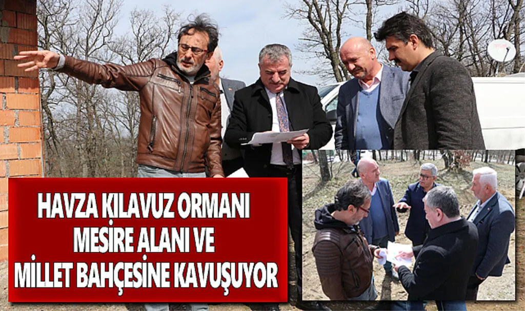 Havza Kılavuz Ormanı Mesire Alanı ve Millet Bahçesine Kavuşuyor