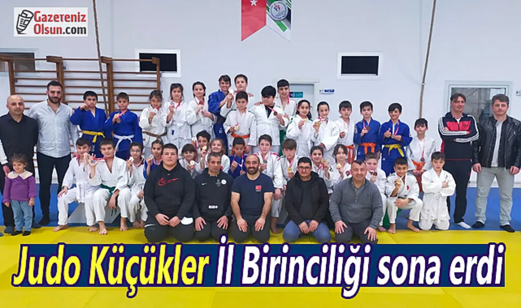 Judo Küçükler İl Birinciliği sona erdi