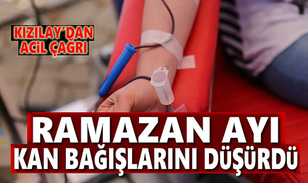 Kızılay'dan Gönüllü Kan Bağışçılarını Acil Çağrı Kan Stokları Azalıyor!