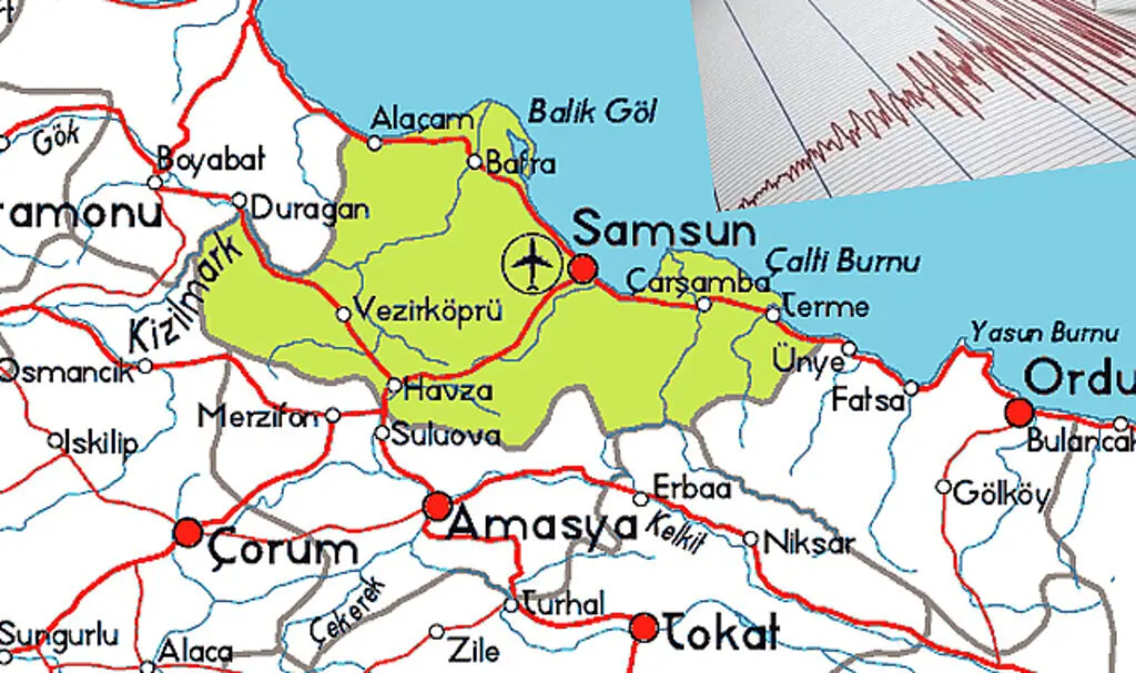 Samsun açıklarında yine deprem oldu! 