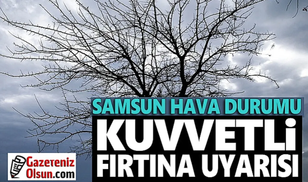 Samsun'da Fırtına Uyarısı Verildi