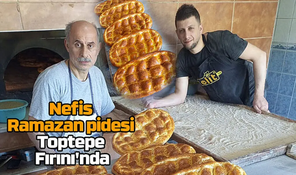 Toptepe Fırını'nda nefis Ramazan pidesi! Samsun Haber