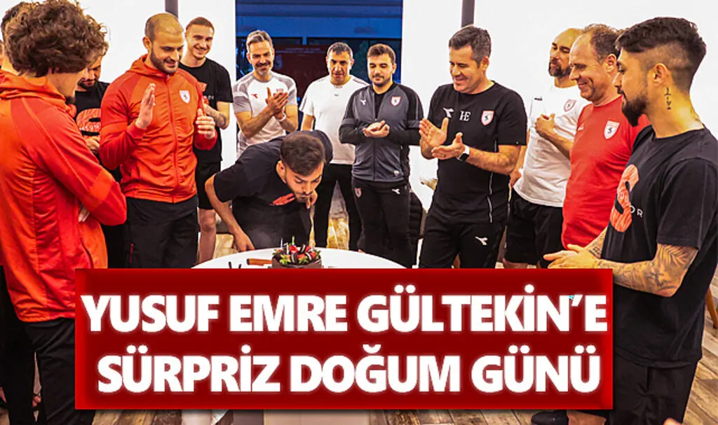 Yusuf Emre Gültekin'e sürpriz doğum günü