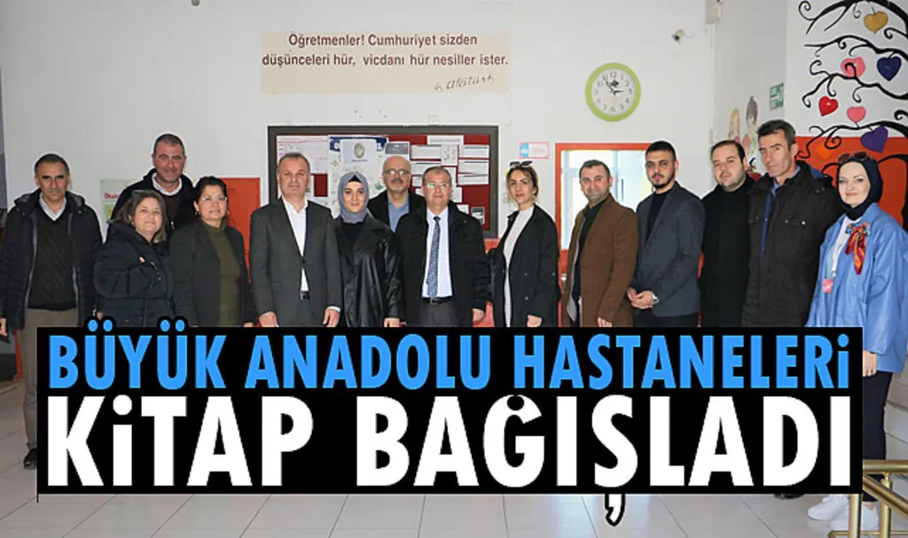 Büyük Anadolu Hastaneleri Kitap Bağışladı