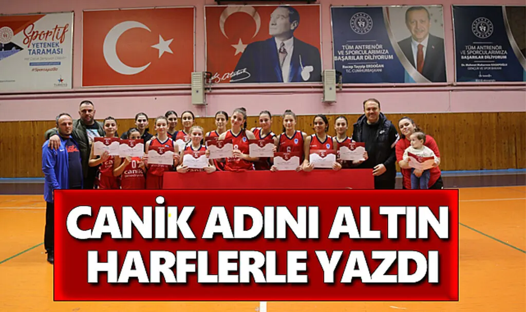 Canik Adını Altın Harflerle Yazdı
