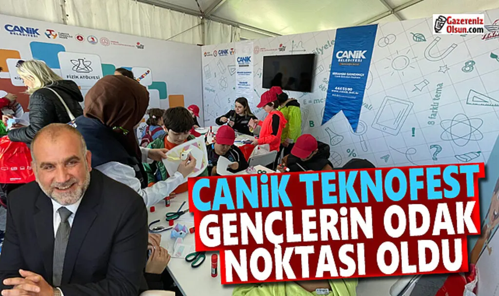 Canik TEKNOFEST’e Gençlerin Odak Noktası Oldu