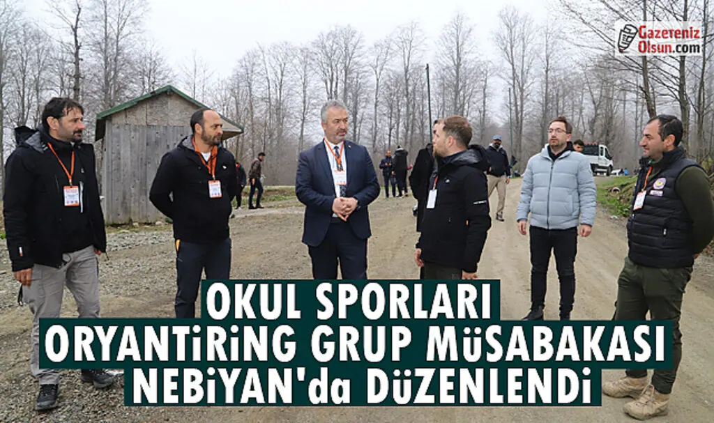 Okul Sporları Oryantiring Grup Müsabakası Nebiyan ‘da düzenlendi