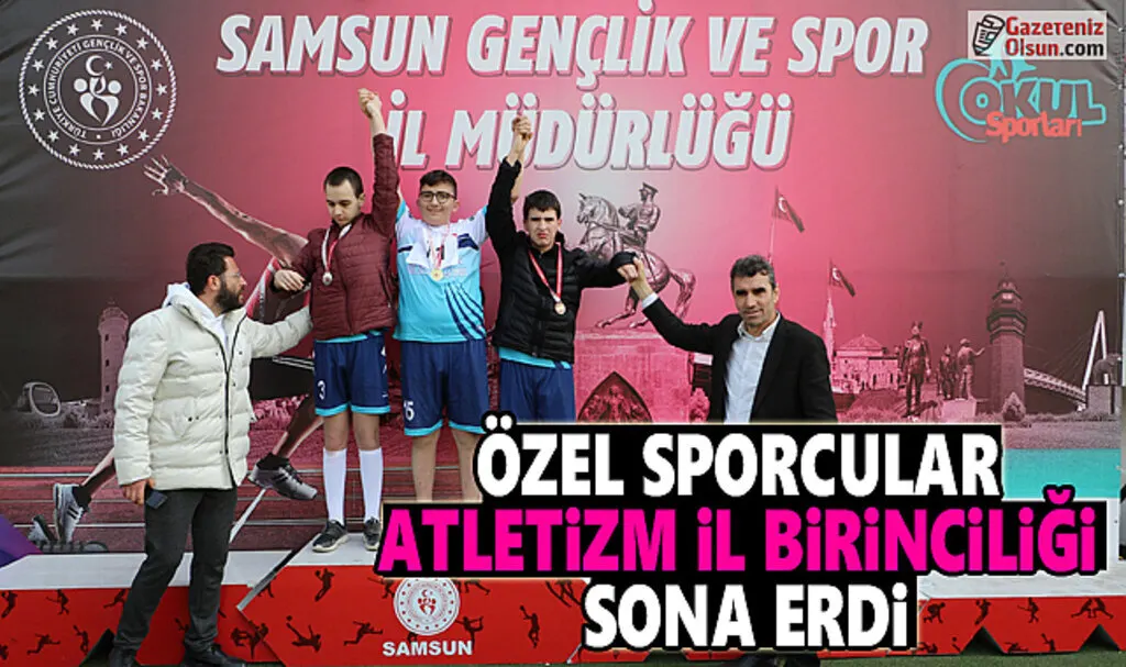 Özel Sporcular Atletizm İl Birinciliği sona erdi