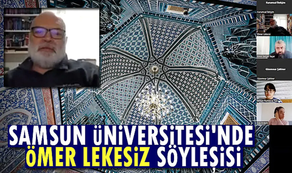 Samsun Üniversitesi'nde Ömer Lekesiz Söyleşisi