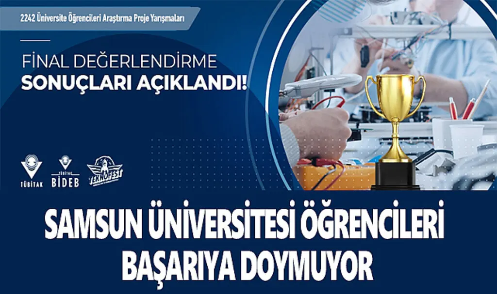 Samsun Üniversitesi Öğrencileri Başarıya Doymuyor