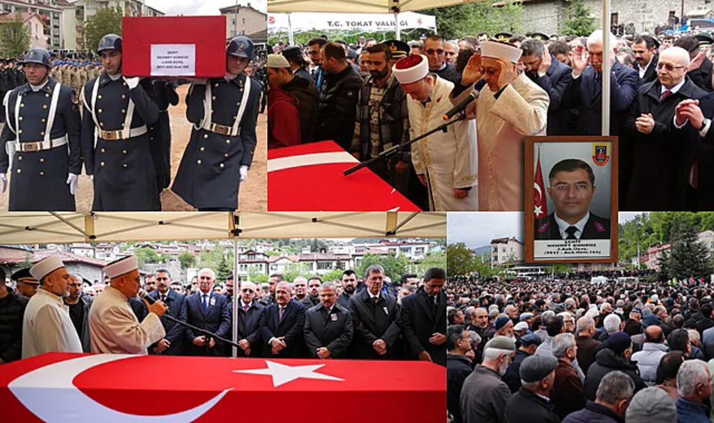 Şehit Mehmet Gündüz dualarla Tokat'ta uğurlandı