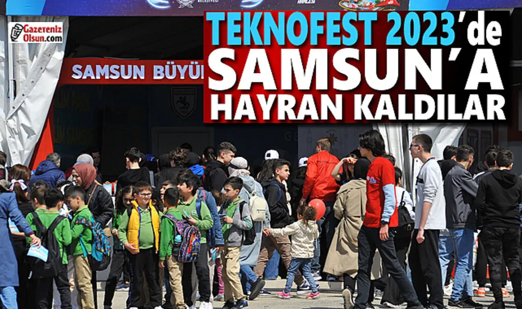 TEKNOFEST 2023’de Samsun Büyükşehir Standına Hayran Kaldılar
