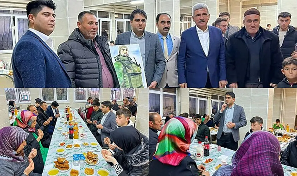 Vezirköprü'de şehit ailelerinin onuruna iftar programı düzenlendi