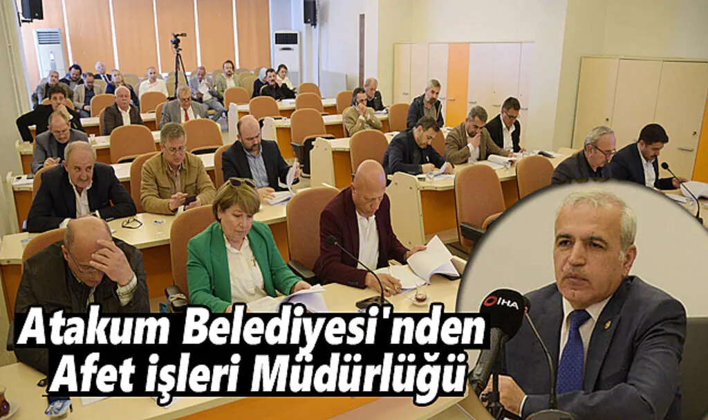 Atakum Belediyesi'nden Afet İşleri Müdürlüğü