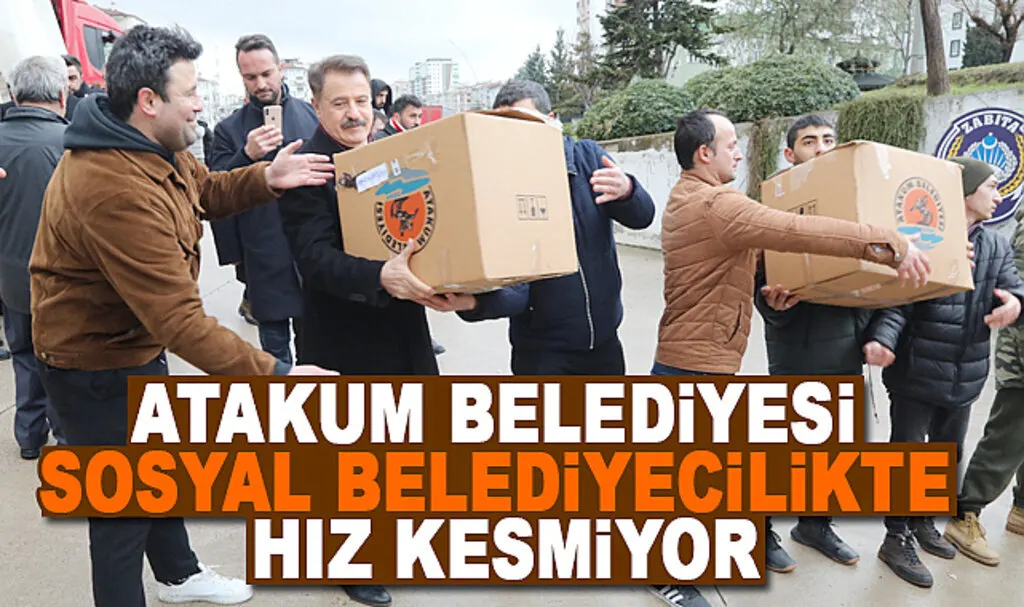 Atakum Belediyesi Yardım ve Dayanışmaları Hız Kesmiyor