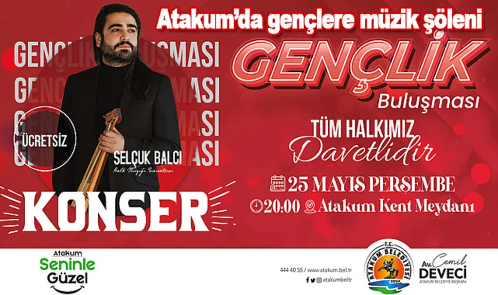 Atakum’da gençlere müzik şöleni 