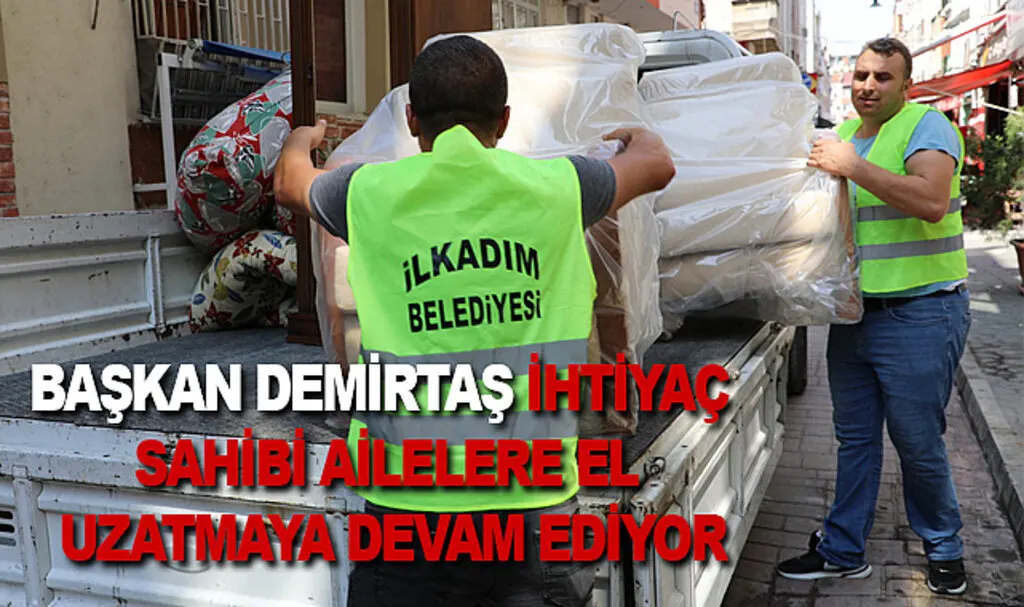 Başkan Demirtaş ihtiyaç sahibi ailelere el uzatmaya devam ediyor