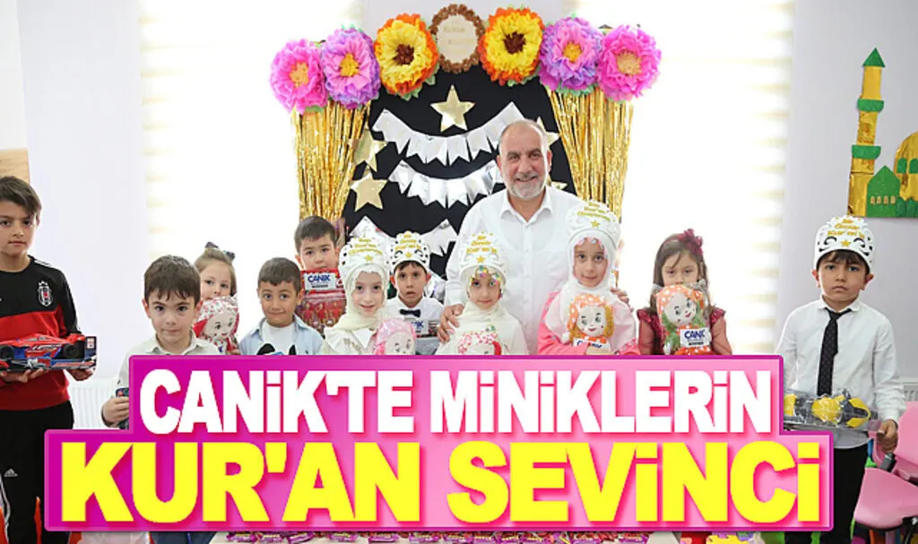 Canik’te Miniklerin Kur’an Sevinci 