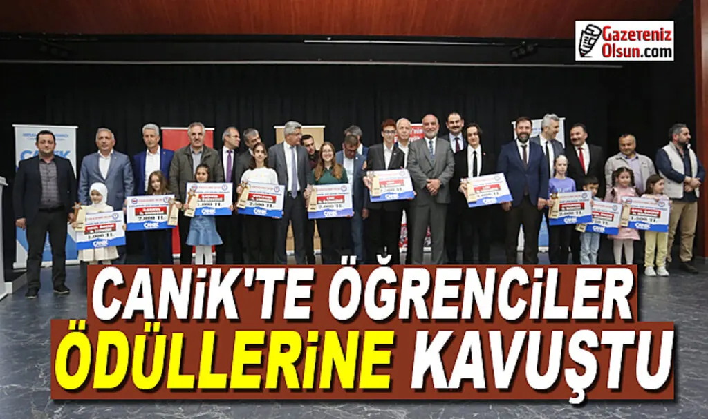 Canik’te Öğrenciler Ödüllerine Kavuştu