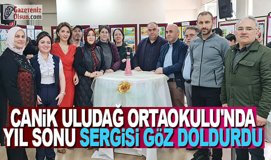 Canik Uludağ Ortaokulu'nda Yıl Sonu Sergi Coşkusu Yaşandı