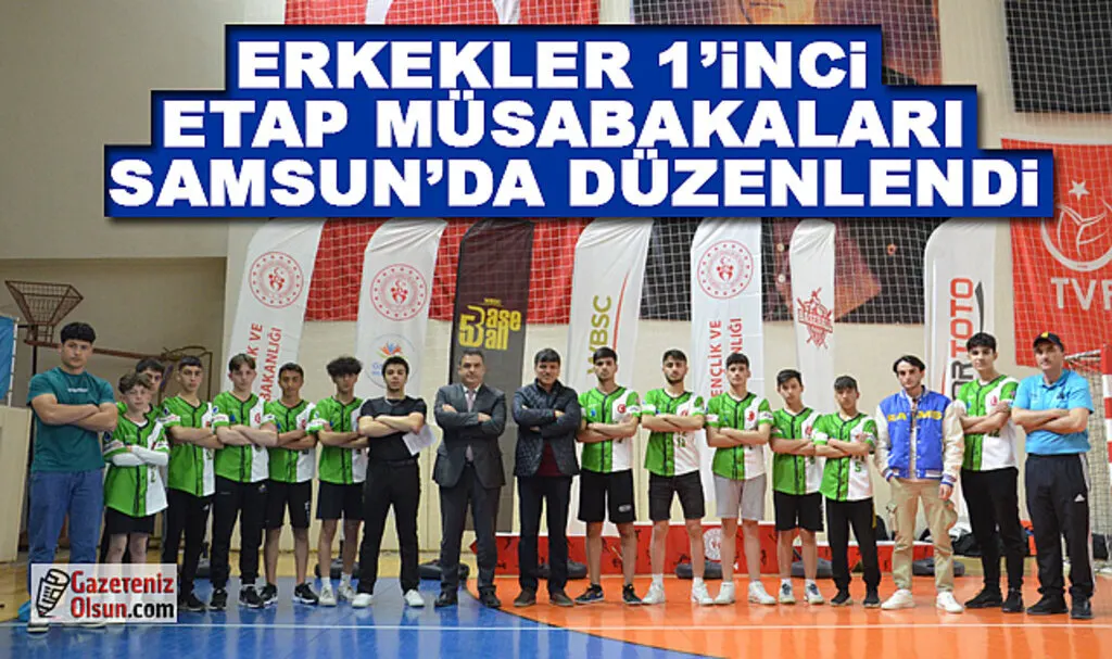 Erkekler 1'nci Etap Müsabakaları Samsun'da Düzenlendi