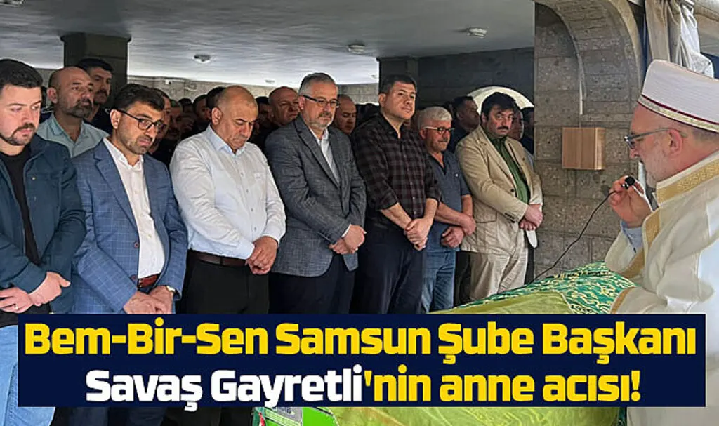 Gayretli Ailesi'nin acı günü! Başkan Gayretli taziyeleri kabul etti
