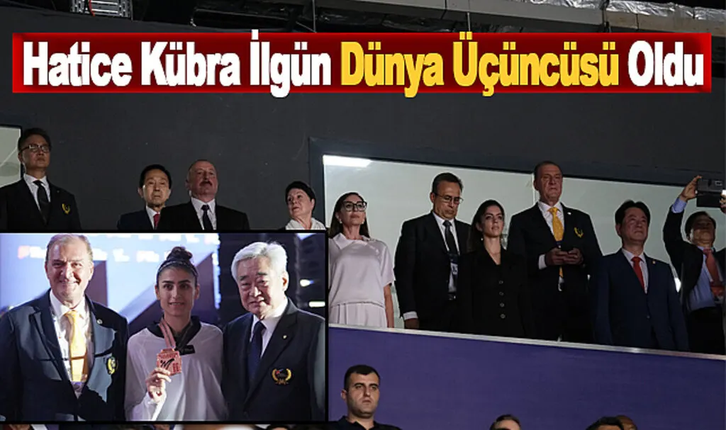 Hatice Kübra İlgün dünya üçüncüsü oldu