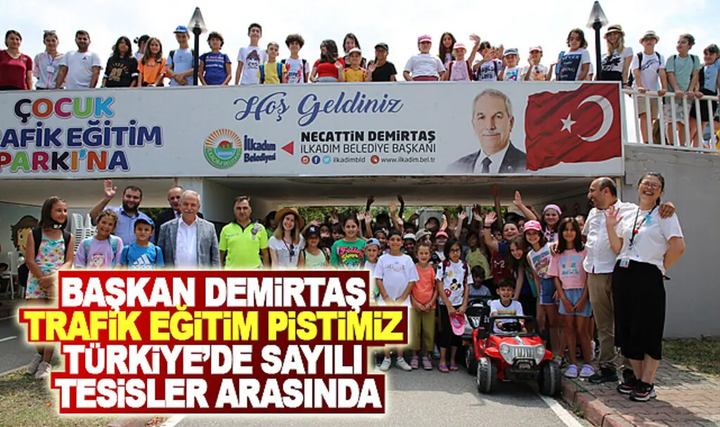 İlkadım'da Trafik Eğitim Pisti 7 Gün Çocukların Hizmetinde