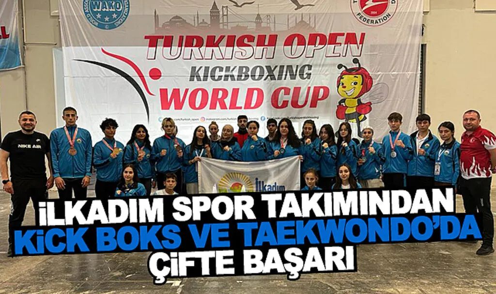 İlkadım Spor Takımından Kick Boks ve Taekwando'da Çifte Başarı