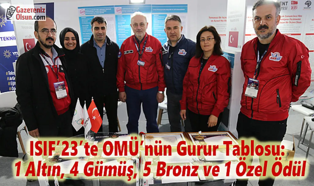 ISIF’23’te OMÜ’nün Gurur Tablosu: 1 Altın, 4 Gümüş, 5 Bronz ve 1 Özel Ödül