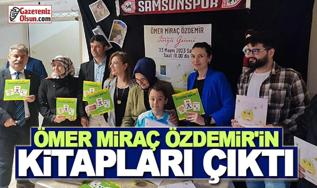 Kendisi Küçük Hayalleri Büyük Ömer Miraç Özdemir'in Kitapları Çıktı
