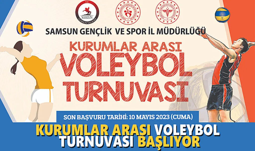 Kurumlar arası voleybol turnuvası başlıyor