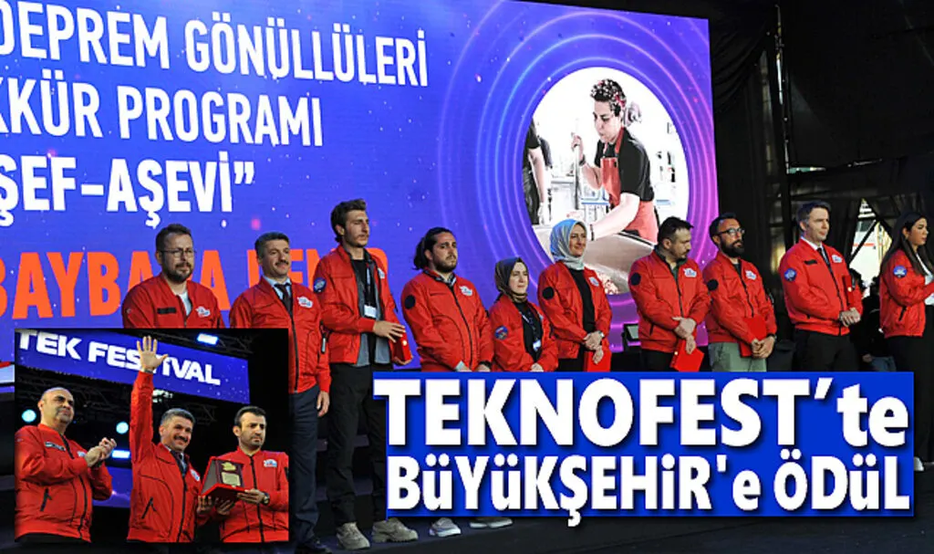 TEKNOFEST'te Büyükşehir'e ödül