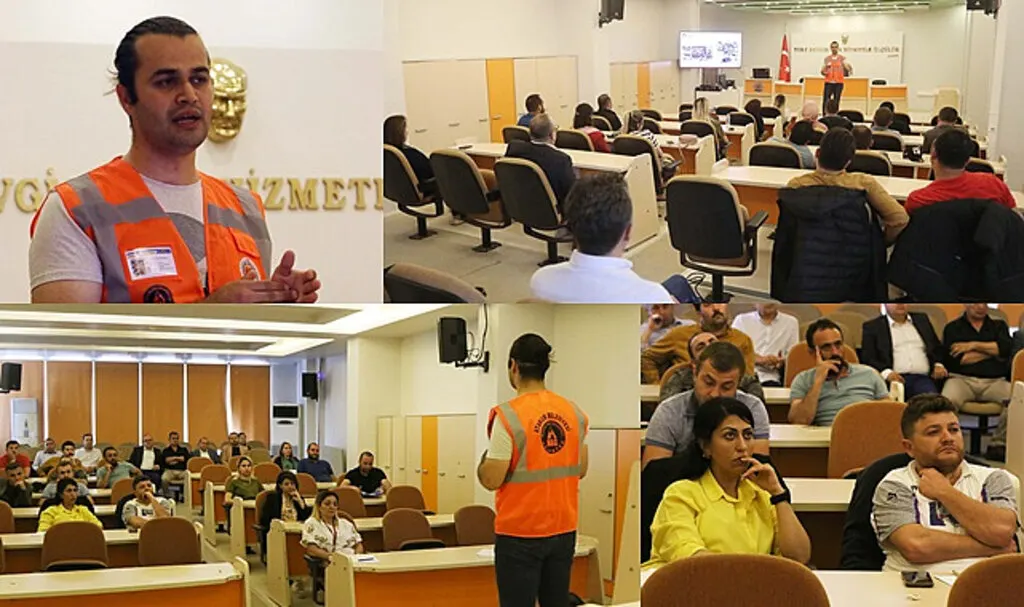 Atakum Belediyesi’nden personele afet eğitimi