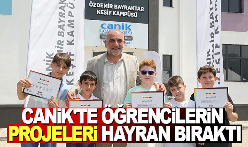 Canik’te Öğrencilerin Projeleri Hayran Bıraktı 