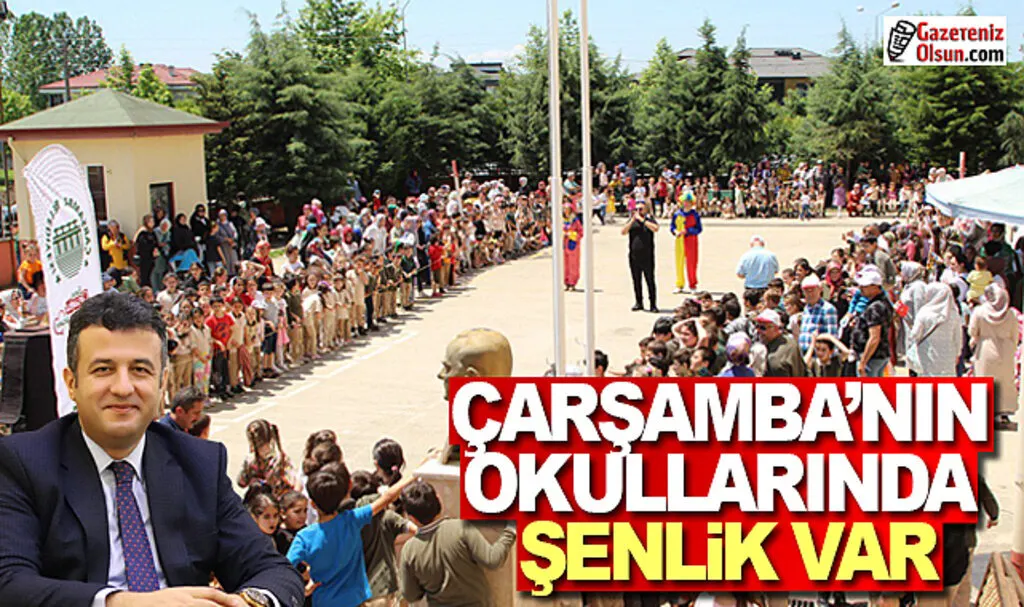 Çarşamba'nın Okullarında Şenlik Var