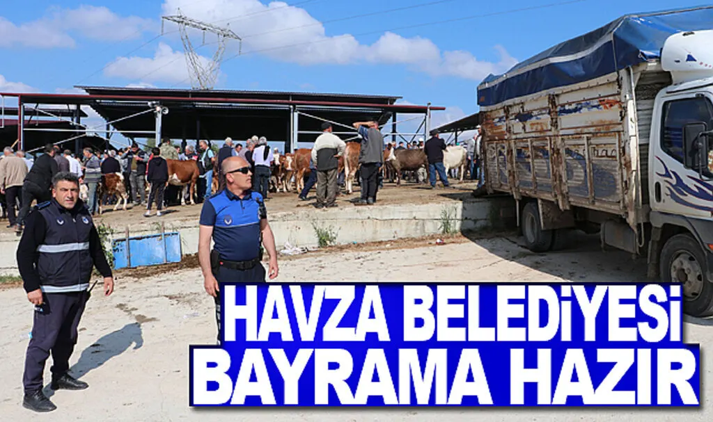 Havza Belediyesi Bayrama Hazır