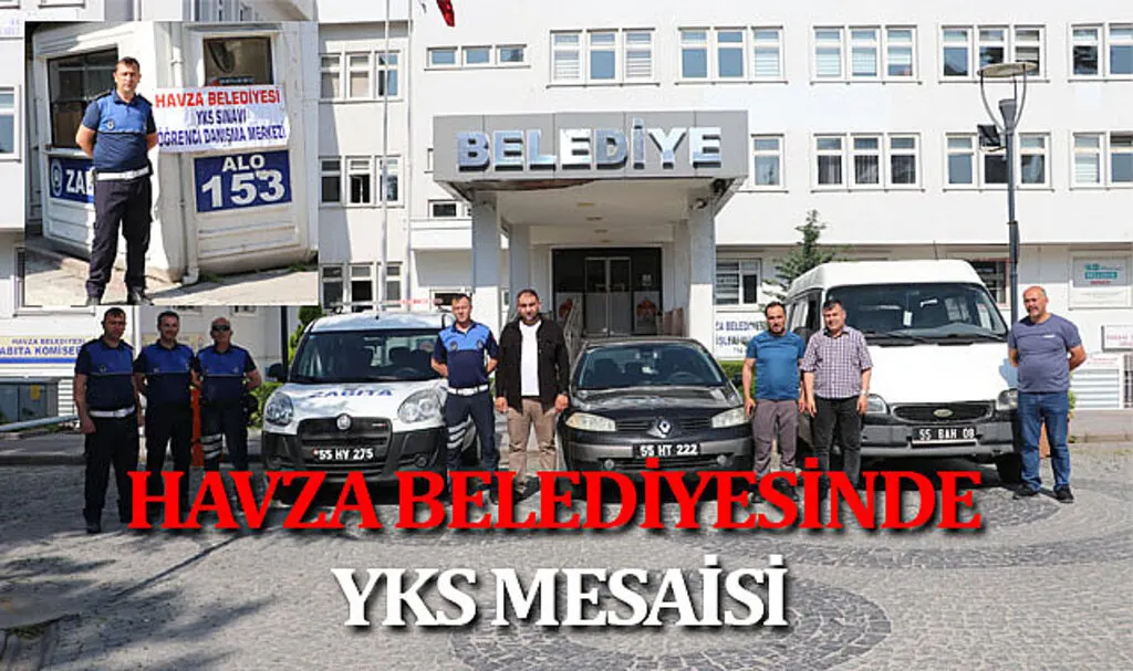 Havza Belediyesinde YKS mesaisi