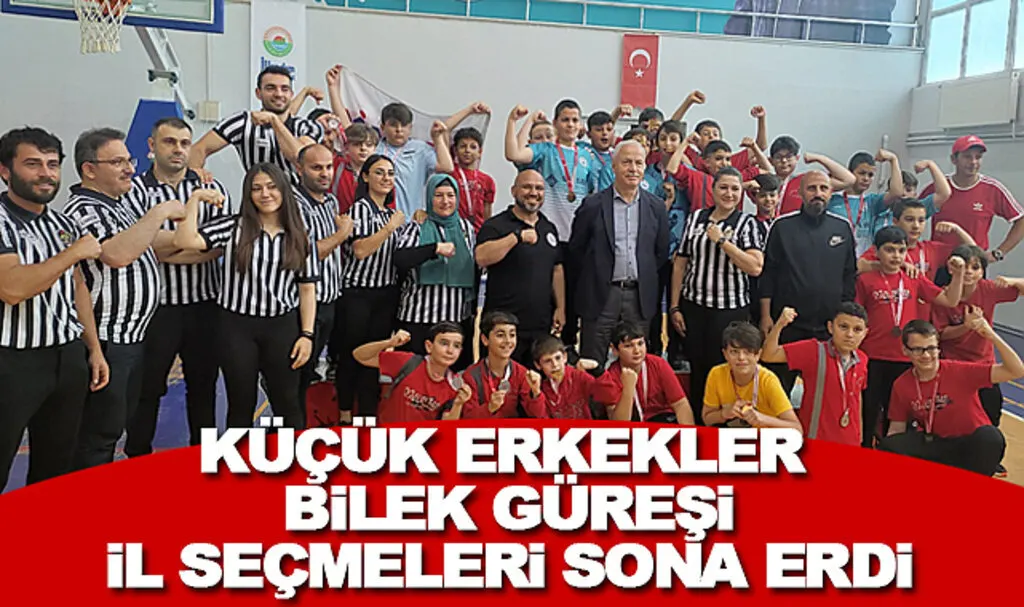 Küçük Erkekler Bilek Güreşi İl Seçmeleri Sona Erdi