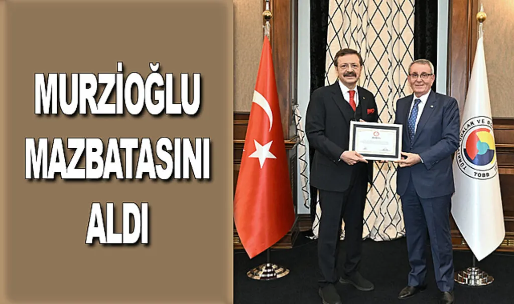 Murzioğlu mazbatasını aldı