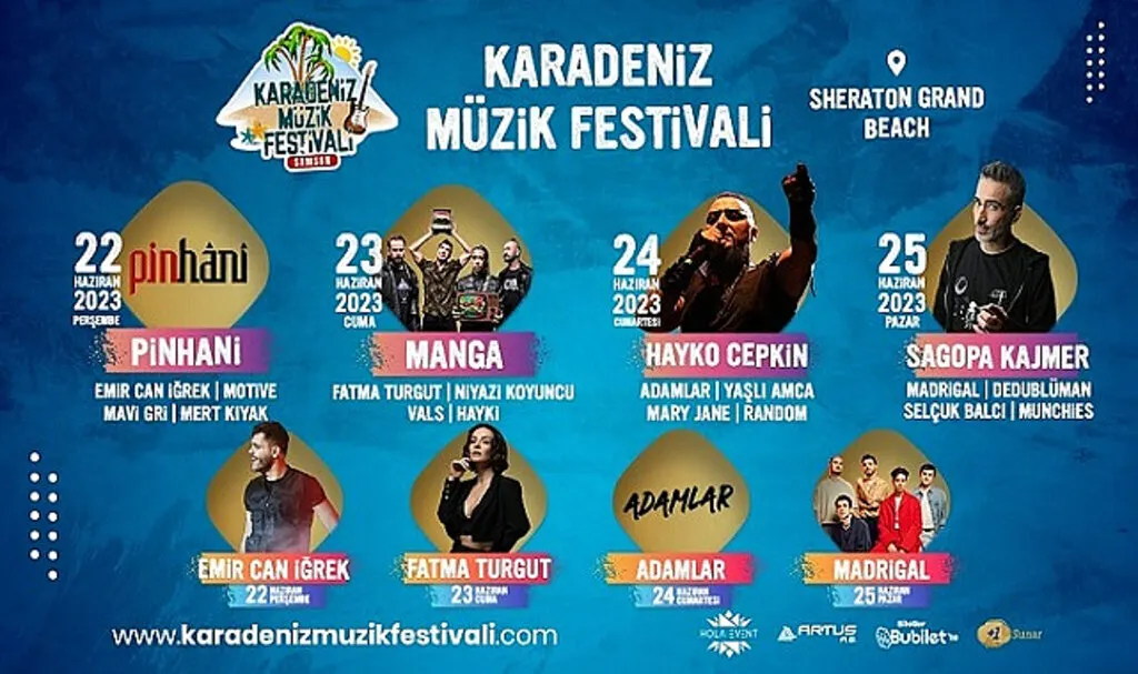 Sagopa'dan Hayko'ya Karadeniz Müzik Festivali sizleri bekliyor!