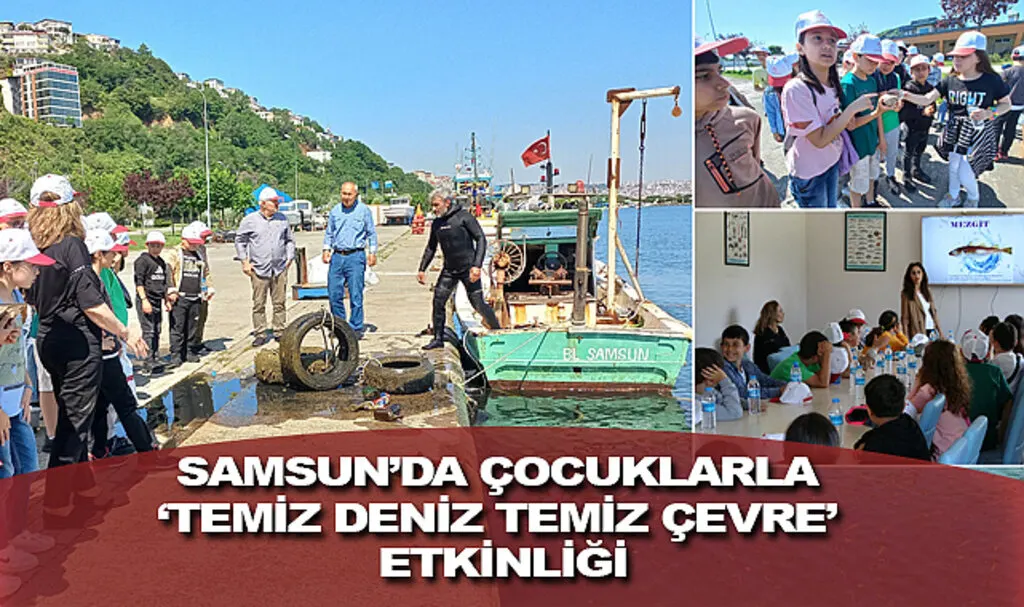 Samsun’da Çocuklarla Temiz Deniz Temiz Çevre etkinliği