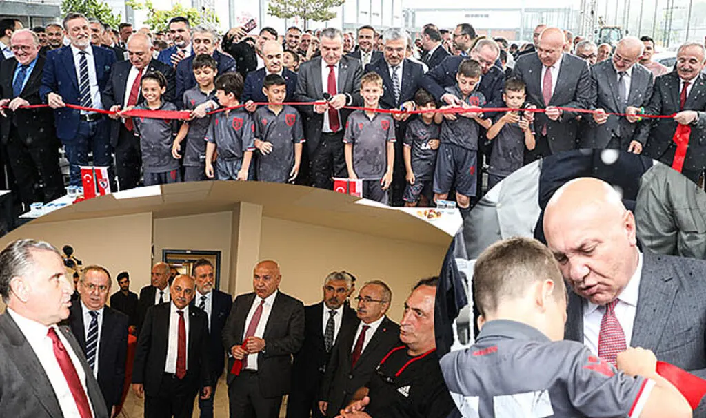 Samsunspor Mustafa Kemal Erkanat Tesisleri açıldı