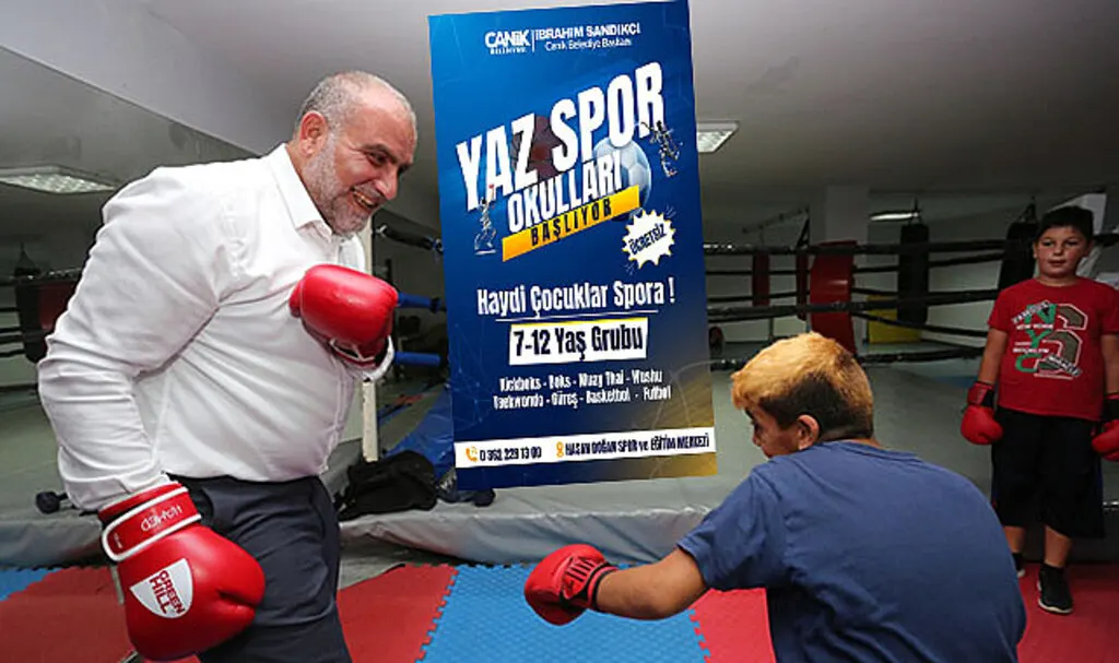 Canik’te Çocuklara Ücretsiz Spor Eğitimi 