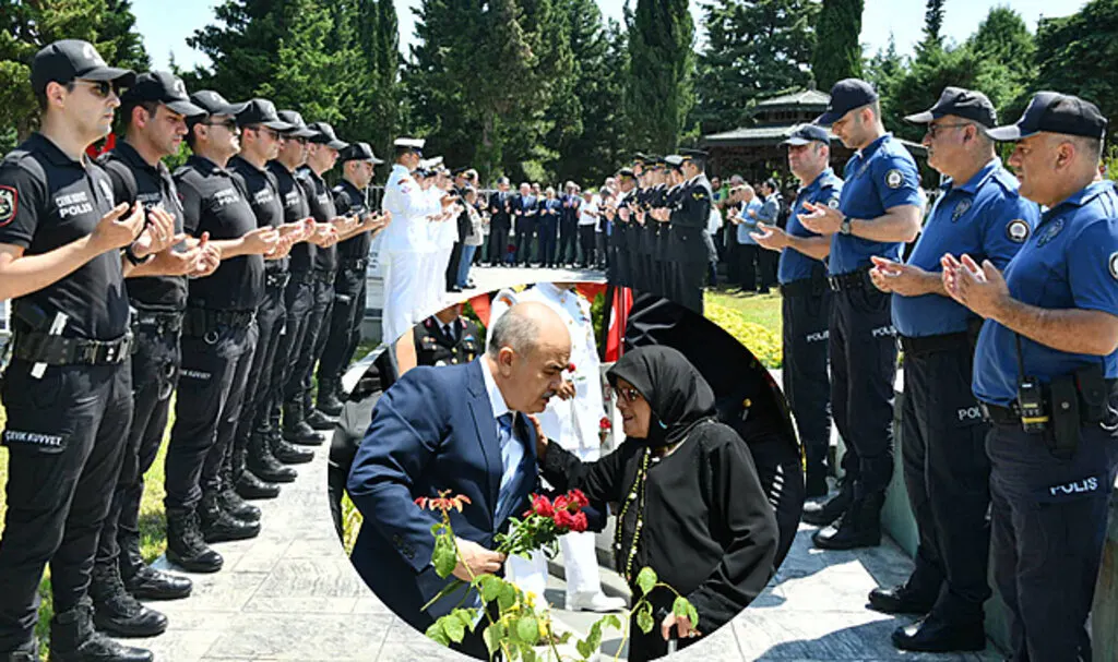 Samsun protokolünden şehitliklere 15 Temmuz ziyareti