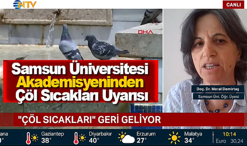 Samsun Üniversitesi Akademisyeninden Çöl Sıcakları Uyarısı
