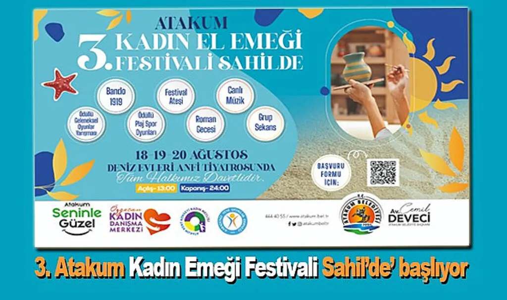 3. Atakum Kadın Emeği Festivali Sahil'de başlıyor