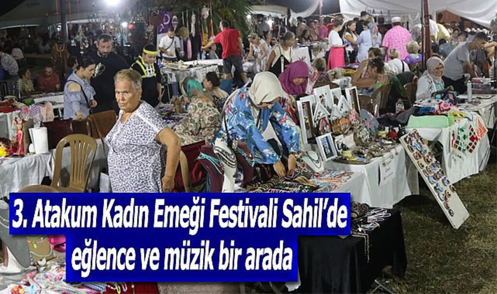 3. Atakum Kadın Emeği Festivali Sahil’de eğlence ve müzik bir arada